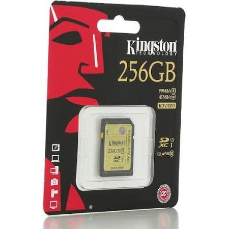 Kingston SDXC 256 GB Memory Card _ UHS_1 _300x_